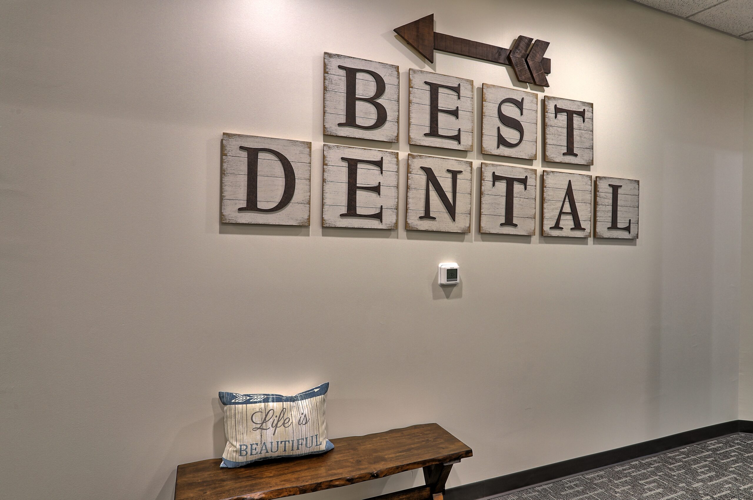 Warm and welcoming dental office at Best Dental in Richmond, TX