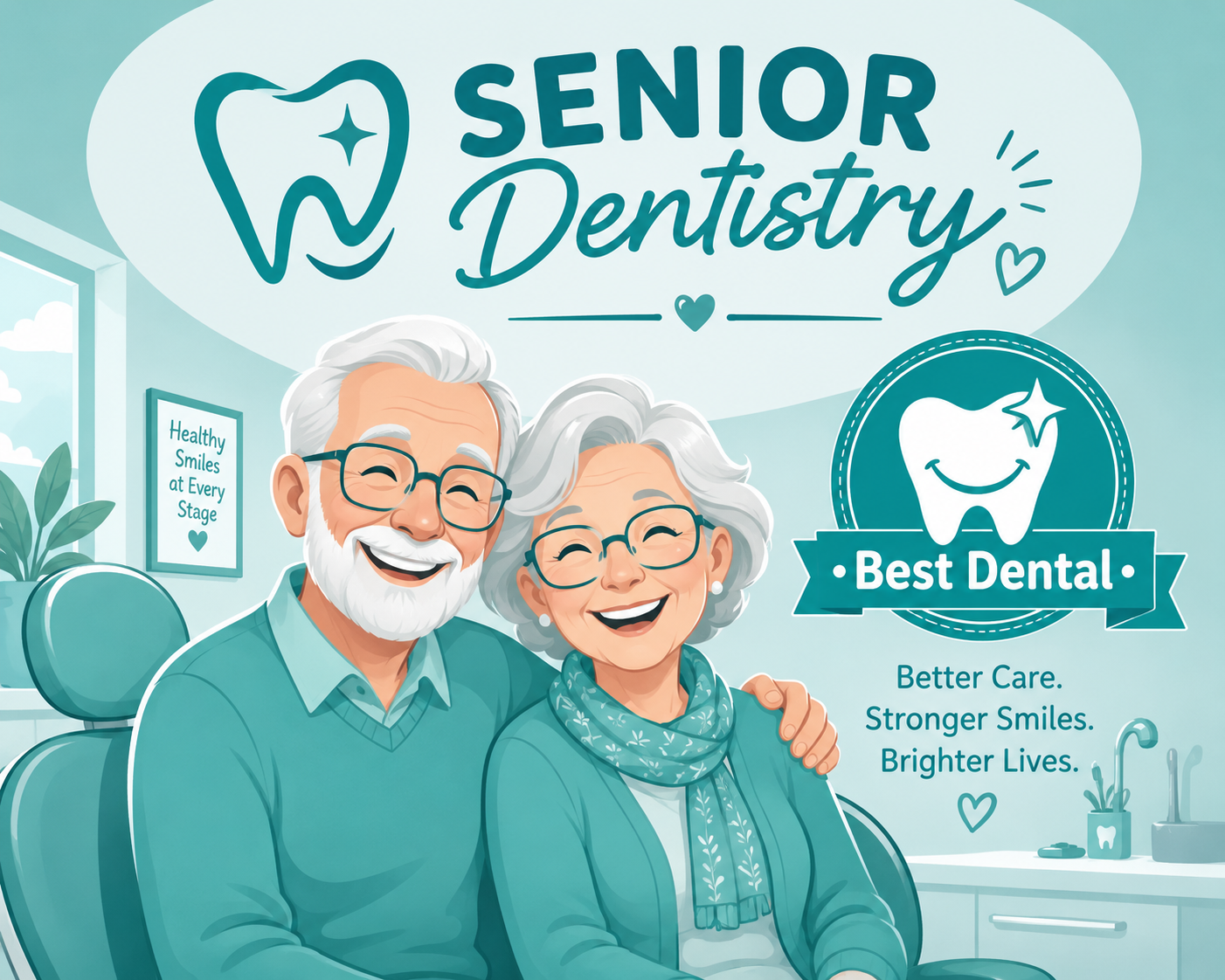 Senior dentistry care at Best Dental in Richmond TX: comprehensive treatment for adults over 60