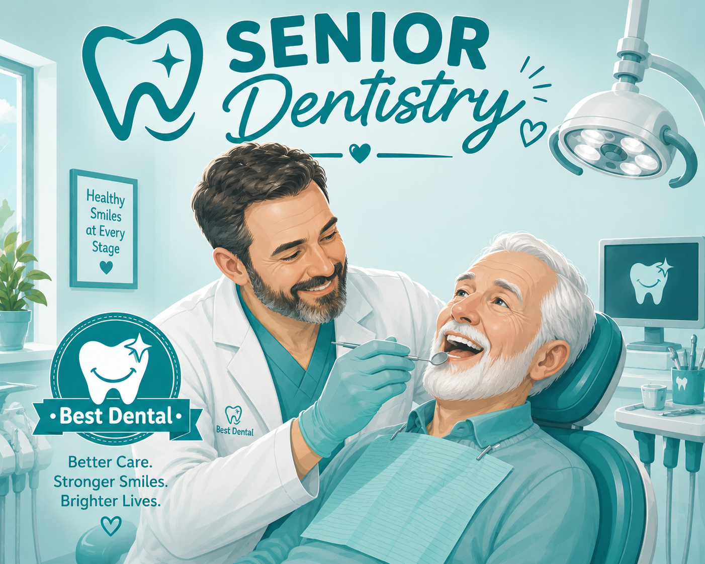 Best Dental practice in Richmond TX serving senior patients from Houston, Katy, and Sugar Land