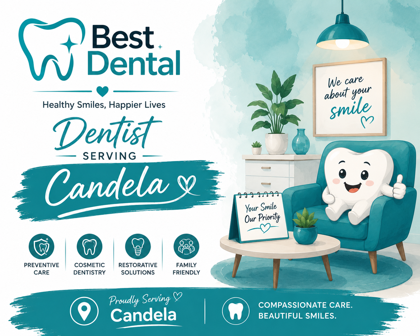 Best Dental serves the Candela community in Richmond, TX
