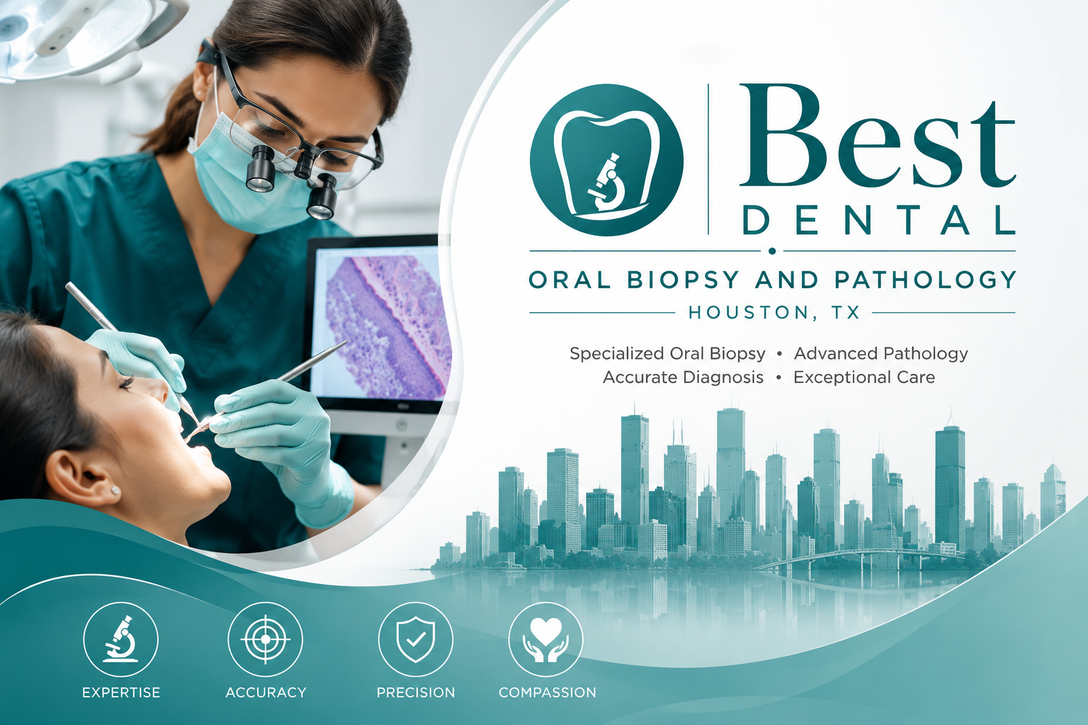 Oral biopsy procedure near Houston TX flat $500 fee at Best Dental Richmond